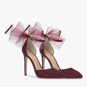 Jessica Simpson Berrilicious Tulle Bow Heels